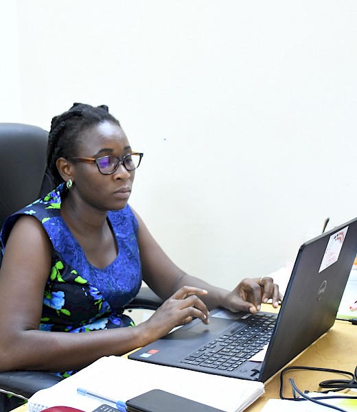 Béatrice Kaboré, Advocacy and communications officer of RESONUT in Burkina Faso